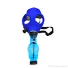 Accesorio de tubería de humo Nuevas tuberías de máscaras de gas bongs Hookah Pipa de agua FDA SKULL ACRYLIC BONG SILICONA OCULS