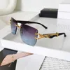 Designer Sonnenbrille Kas Kas mittleren und älteren Geldes Leoparden Sonnenbrille für Frauen wild