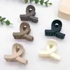 Hårklämmor Barrettes Multi-Style Hot Sale Ny Frosted Small Geometry Solid Color Clip Hairpin Hair Claw Barrettes For Women Girl Accessories Headwear 240426