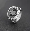 Officieren Verenigde Staten Marine Corps USMC Ring US Navy USN Militair Army Anchor Firefighter Men's Ring Ringless Steel Sieraden7667931