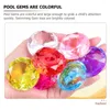 Bottles Pool Toys Fake Diamond Underwater Acrylic Diving Gems Model For Kids Ages 4-8 Jewlery