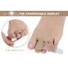 Очистка ткани пальцы выпрямитель для пальца молоток на ногах valgus corrector bandage toe seperator splint щитка