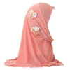 Bandanas Durag Childrensヘッドスカーフ帽子下着小児帽子帽子イスラム髪女性ヘッドスカーフ2-6 240426の女の子に適しています