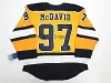 Hockey Edmonton 97 Connor McDavid Oilers Ice Hockey Jersey Mens Brodery Stitched Anpassa valfritt nummer och namn