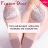 Dansschoenen Pearl poeder Ballet Flat voor vrouwen kinderen slip-on stretch jazz schoen zachte yoga buik pointe training