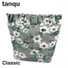 Sacs de soirée Tanqu Frill pli ruffle classique Colorful zip-up insert insert for Big Obag Tolevas Pocket O Bag