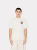 24 wiosenne lato unisex graficzny graficzny druk klasyczny fit krótki rękaw Tshirt Wysoka jakość T koszule 240425