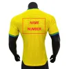 Sets/Suits 22 23 Thai Quality Yellow Player Version International Soccer Jersey National Team Shirt Uniform Camisa De Futebol