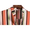 New Striped Pocket Short Sleeved Fashionable Men's Shirt Shirt