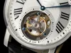 2024 Novo RMS Factory Mass Relógio Diâmetro 40mm 316L Caixa de aço Sapphire Crystal Clear Watch Back Leather Strap Watch