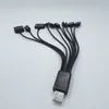 10 IN1 Câble de transfert de données USB multifonctionnel pour iPod Motorola Nokia Samsung LG Sony Ericsson Consumer Electronics Data Cables