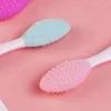 Make-upborstels 5 pc's dubbelzijdige lip borstel scrub exfoliator siliconen scrubber silicagel exfoliërende gezichtsgereedschap