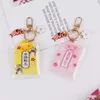 Keychains Red Amulet Bag Pendant Decoration Car Key Accessories Women Chain Japanese Style Koi Lucky Keychain Ring