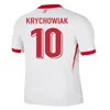 2024 POLAND LEWANDOWSKI SOCUCER JERSEYS POLONIA 24/25 22/23 Krychowiak Grosicki Zielinski Milik Zalewski Szymanski Pools voetbals