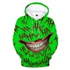 Męskie bluzy bluzy Haha Joker 3D Print Sportswear Bluza dla mężczyzn/kobiet komedia hip-hopowa jesień ubrania uliczne Ultra-cienki styl para odzieży bluza z kapturem 240425