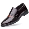 Casual Shoes Men skóra 2024 luksusowy czarny ślub oficjalny Oxford Business Office Formal