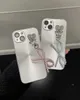 Caisses de téléphone portable Case de couverture de pendentif Bowknot Pearl Silvery Pearl pour iPhone 15 14 13 12 11 Pro Max Téléphone J240426