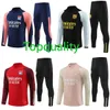 2023 24 Football tracksuits chandal Lyon tracksuit soccer tracksuit Survetement Lyonnais L.PAQUETA OL AOUAR training suit Jogging sets men and kids kit tuta futbol