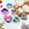 Mallen Sandwich Cutter Sealer Baking Cookie Cutter Bread Mold Dinosaur Form Sandwich Maker Mold For Kids Children Bento Kitchen Gereedschap