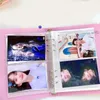 A5 Binder Photo Album Cover Love Heart Storage Book Copertina Copertina Copertina Sticker Archiviazione Album Libro Small Card Storage Hollow Fai da te