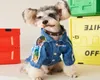 Denim Pets Veste Vestes Séquelles Sequins de conception de chien manteau sweat-shirt sweet schnauzer corgi teddy chiot costume6009946