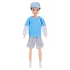 New clothing For American doll's set 23cm men's doll mixed top and pants children's toy mini doll accessories