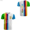 Herren-T-Shirts benutzerdefinierter Name Eritrea Afrikanische Flagge Stammes Vintage Tattoo Harajuku 3Dprint Sommer Vintage Casual T-Shirt Kurzarm T-Shirt X2XW