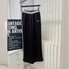 Pantaloni da donna Capris Designer all'inizio della primavera New Nanyou Pra invecchiata in stile Girl Style Elegante e dolce Contrasto Contrasto elastico Incasica 2HRH