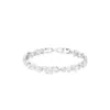Designer Swarovskis Schmuck Kristallelement Romantische Mode Blattwasser Tropfen Armband Frisch Pferdaugenblatt Blütenblattarmband Weibchen