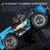 Carro elétrico/RC ZWN 1 16/1 20 2,4G RC Car com luzes LED 2WD Off-Road Remote Salbing Carro Outdoor Carr Toys Childrens GiftSl2404