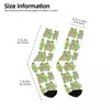 Chaussettes masculines mignonnes fraises lait grenouille harajuku sueur absorbant les bas toute la saison pour le cadeau de l'anniversaire de la femme de l'homme