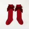 Chaussettes pour enfants automne pour bébés filles chaussettes de Noël Bowknot Kid