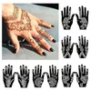 CC20 Tattoo Transfert Tattoo Tattoo Pochy Hand Henna DIY CORPS ART Sticker Modèle de mariage Tool Professional India Decal Flower Flower Pochch 240427