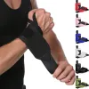 Safety Fitness Wrist Wraps Weight Lifting Gym Wrist Straps Cross Training Padded Thumb Brace Strap Power Hand Support Bar Wristband