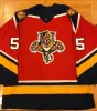 Hockey Florida 19951996 # 55 ED JOVANOVSKI Panthers Jersey Hockey Jersey Cousée Personnalisez n'importe quel numéro et Nom Jerseys