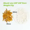 Molds Flower Silicone Resin Mold Baking Tools voor DIY Family Party Cake Cap Chocolate Candy Decoratie Fondant Mold Appliance