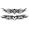 Transfert de tatouage 2021 Butterfly Flower Girls Tattoo Tattoo Black Design Body FaTToo Tattoo Autocollant Ledly étanche pour les femmes 240427