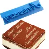 Formen 1 Set Kuchen Backformen Alphabet Buchstaben Words Wörter Cookie Press Stempel