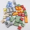 Teclados keycaps teclados mecânicos medidor pbt cor xdsa bola tampa 158 ciliza sublimação keycap cherry38003000