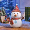 Kerst vader Elk Doll Plush Toy Snowman Christmas Gift Ornamenten Groothandel