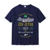 Męskie koszulki Ocean Shark Jujutsu koszulka Bjj jujutsu prezent nowo przybyły set koszulki męskiej top bawełny Slim Fit Sukienka J240426