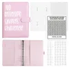 Day Challenge Money Saving Binder Kit A5 -kuvertinsatser Notbok Finansiell planering