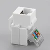 5pcs RJ45 CAT6 UTP Keystone Female Connector Adattatore Internet Network Lan Sostituzione di parti Nuovi