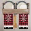 Towel Sky Towels Christmas Kitchen And Dishcloths Merry Tree Snowman Dish Gnome Red Plaid Truck Holiday Tea