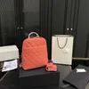 Sac fourre-tout haute définition Xiaoxiangfeng Beike Diamond Damiered Chain Bar Mini Crossbody Backpack voyage à la mode et minimaliste