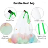 Boodschappentassen speelgoedopslag organisatie mesh tas organizer wasbare herbruikbare producten voor speelkamerspel