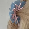 Haarklammern Barrettes Muweordy Acryl Ballettstil Haarclip Korean Ribbon Krawatte Bug süße Mädchen Welle Grab Frauen