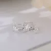 Stud Ohrringe Trustdavis Real 925 Sterling Silber Schmuck süße Olivenzweigblätter für Tochter Teen Girls Fein Geschenk LB052