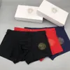 designer mens Underwear Boxers luxury Print modal cotton crotch summer Traceless Underpants 3pcs With Box.