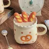 コーヒーカップのためのマグカップかわいいセラミックマグ